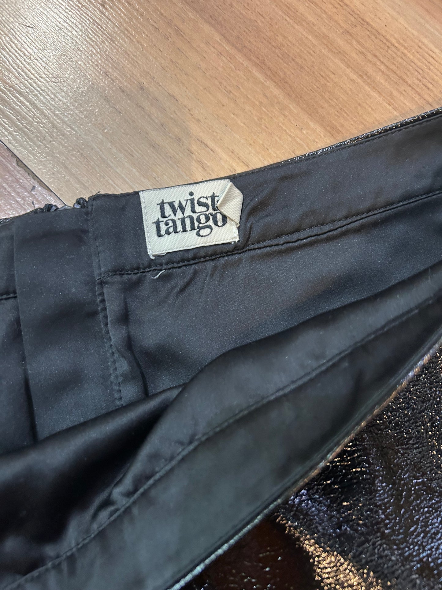 Twist & tango vegan leather skirt