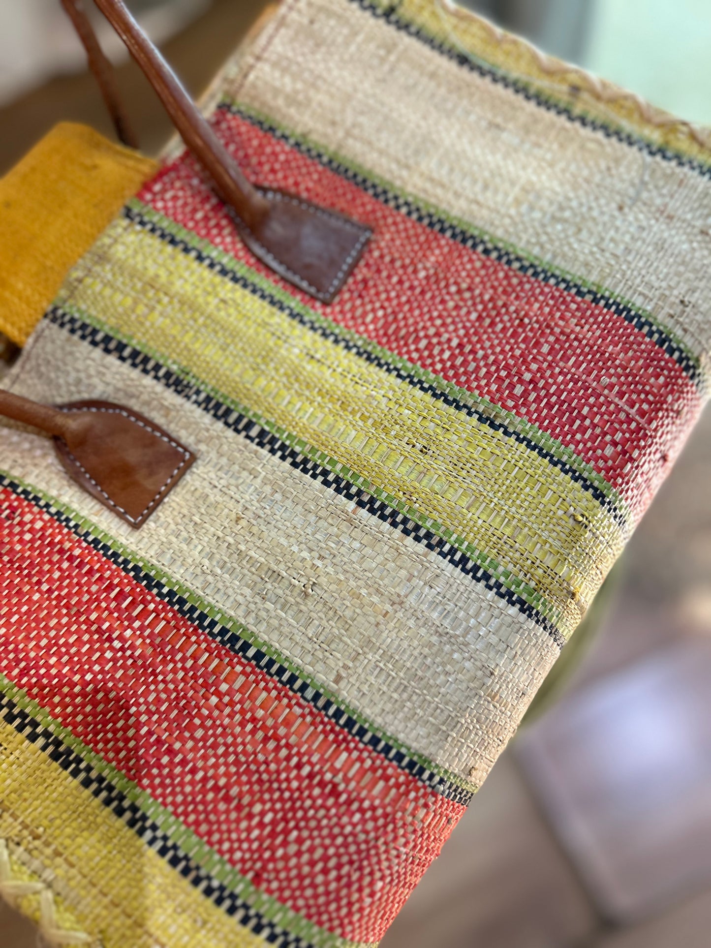 Vintage straw bag