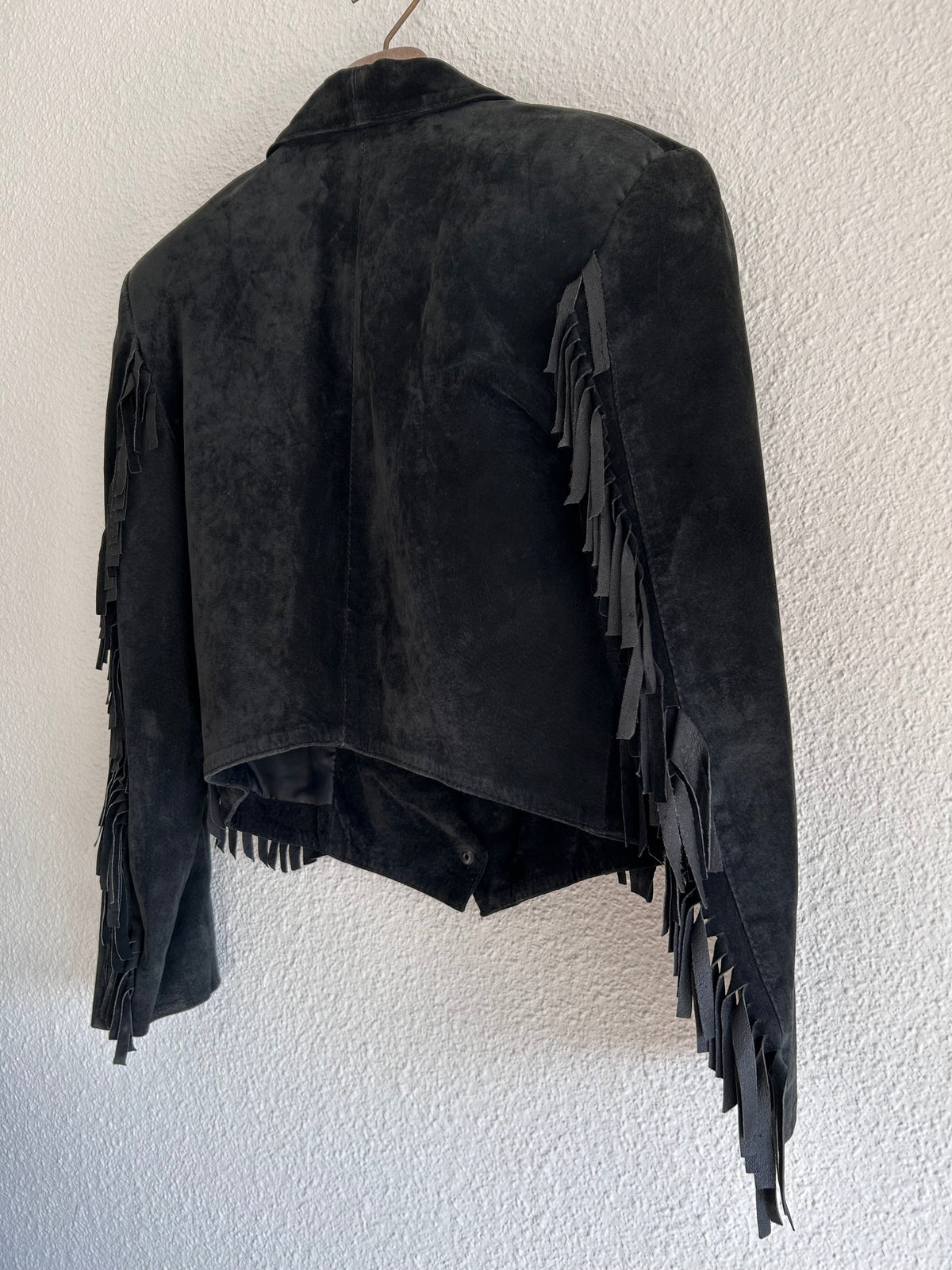 Vintage Fringe Suede jacket M