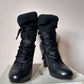 See by chloe lace up boots