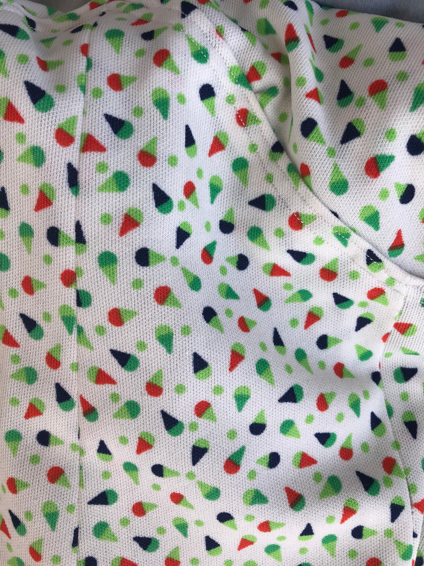 Cone print dress