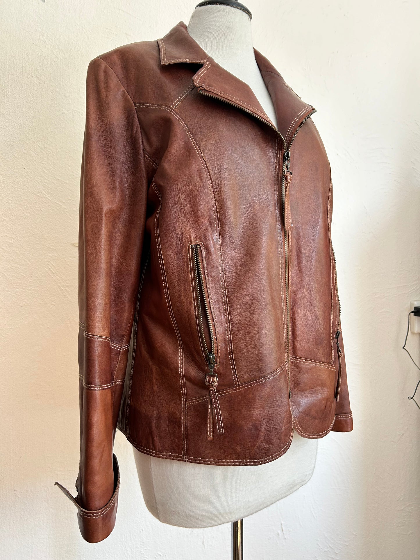 Vintage leather jacket