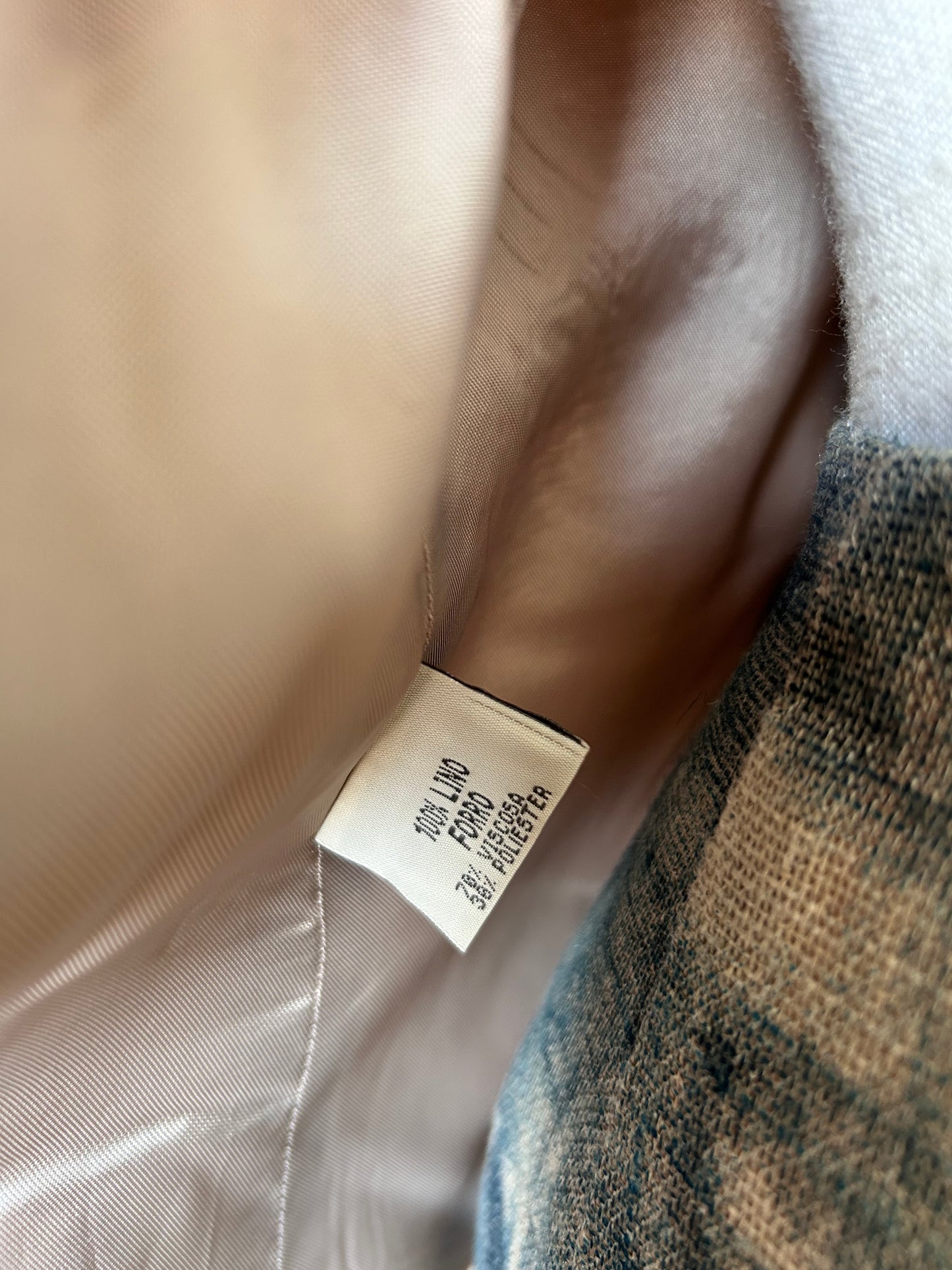 Charo Azcona linen skirt suit