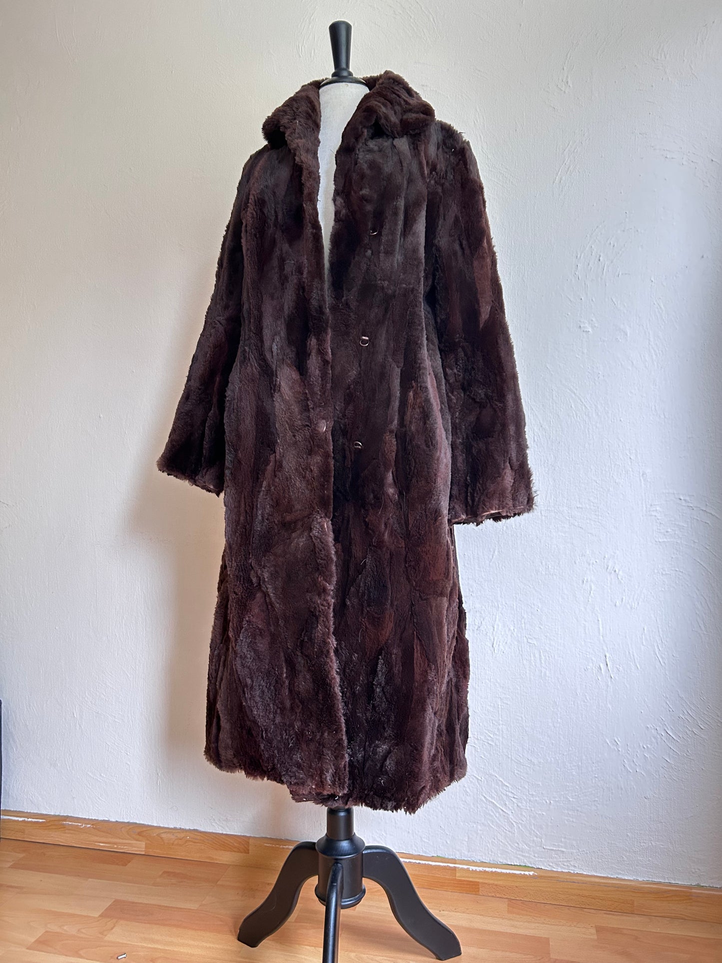 Vintage maxi tedy coat