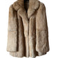 Fox fur vintage coat