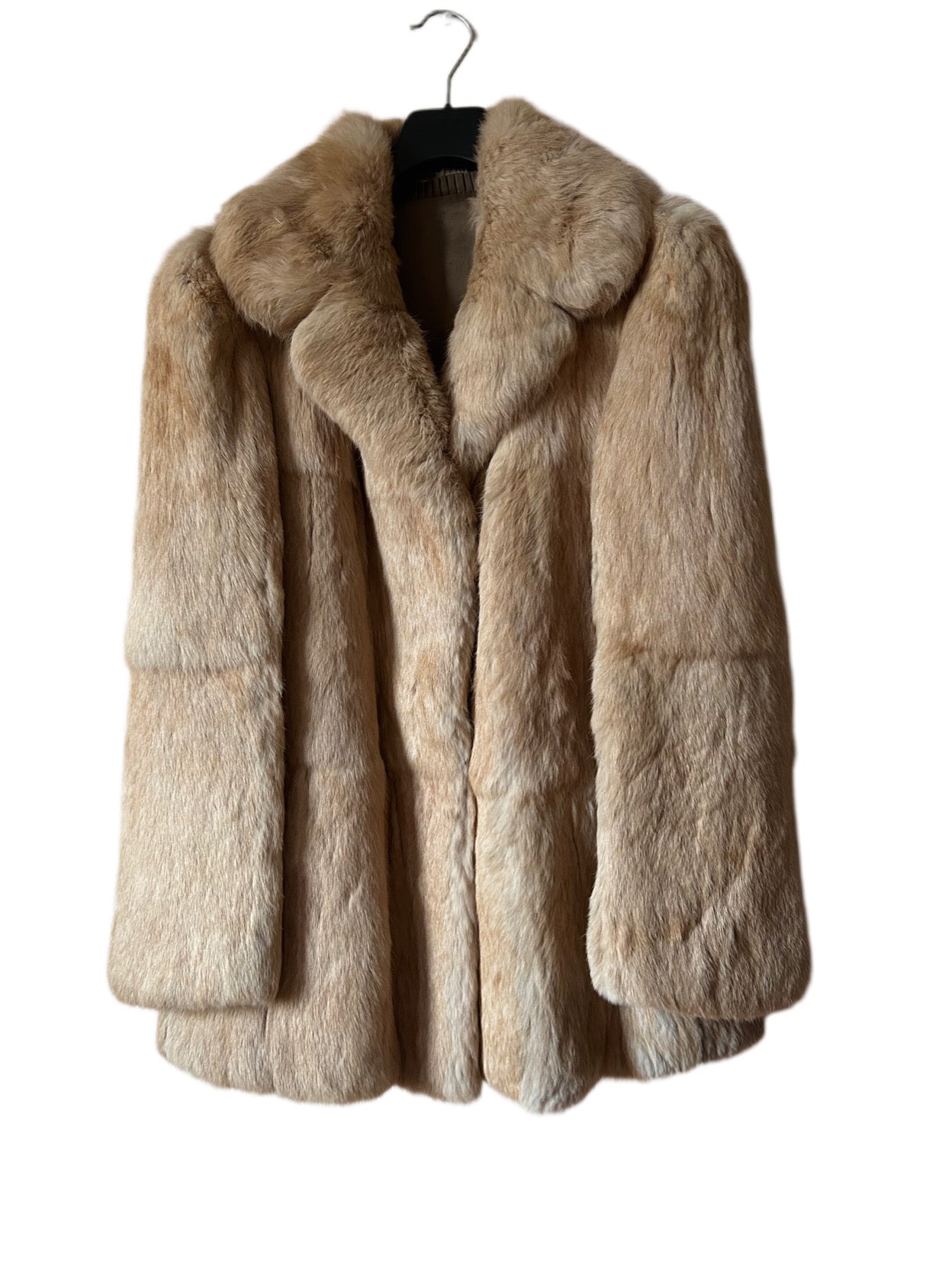 Fox fur vintage coat