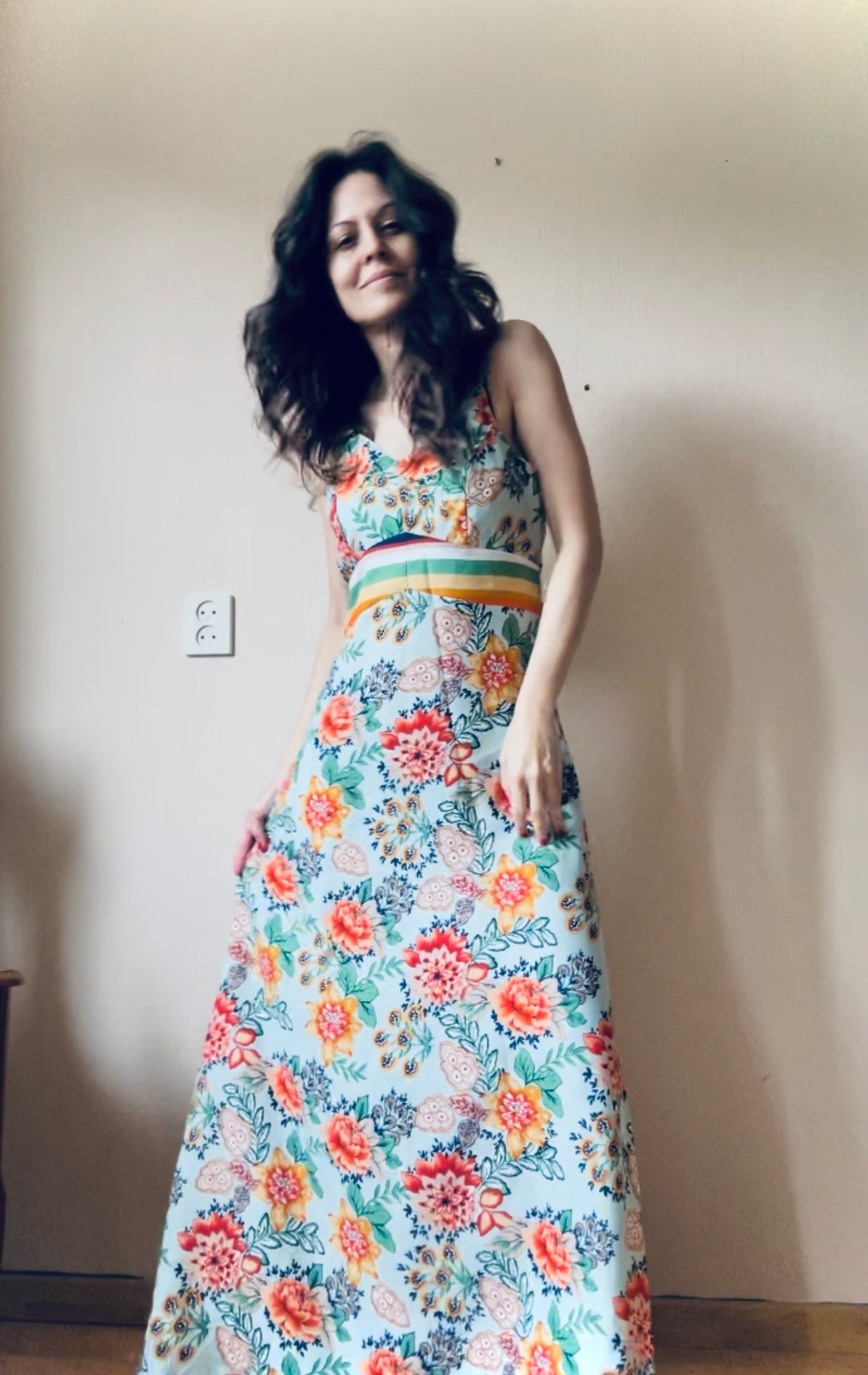 Vintage maxi summer dress