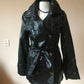 Vintage mini belted trench-coat