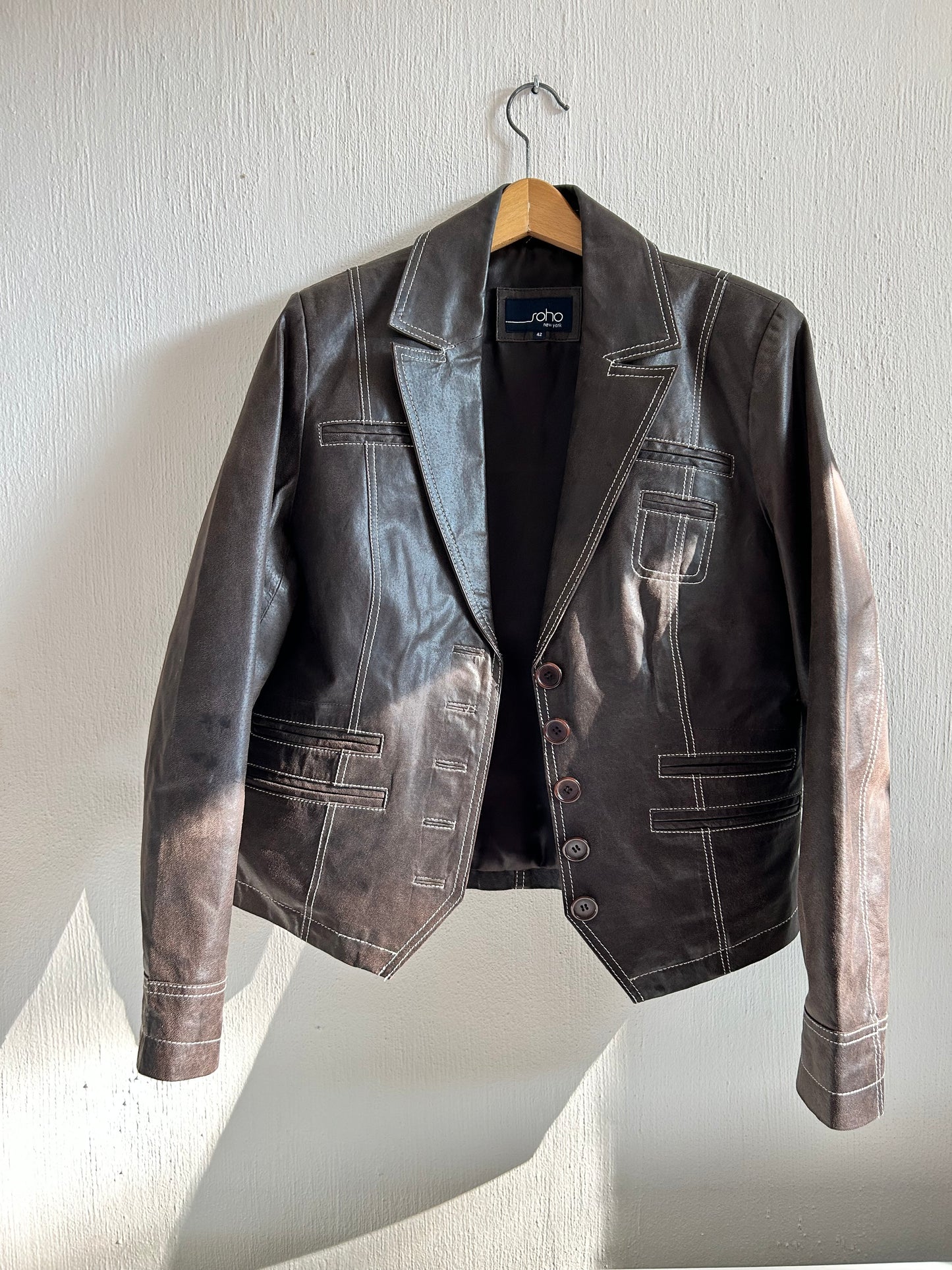 Soho NY leather jacket