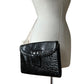 Vintage leather clutch