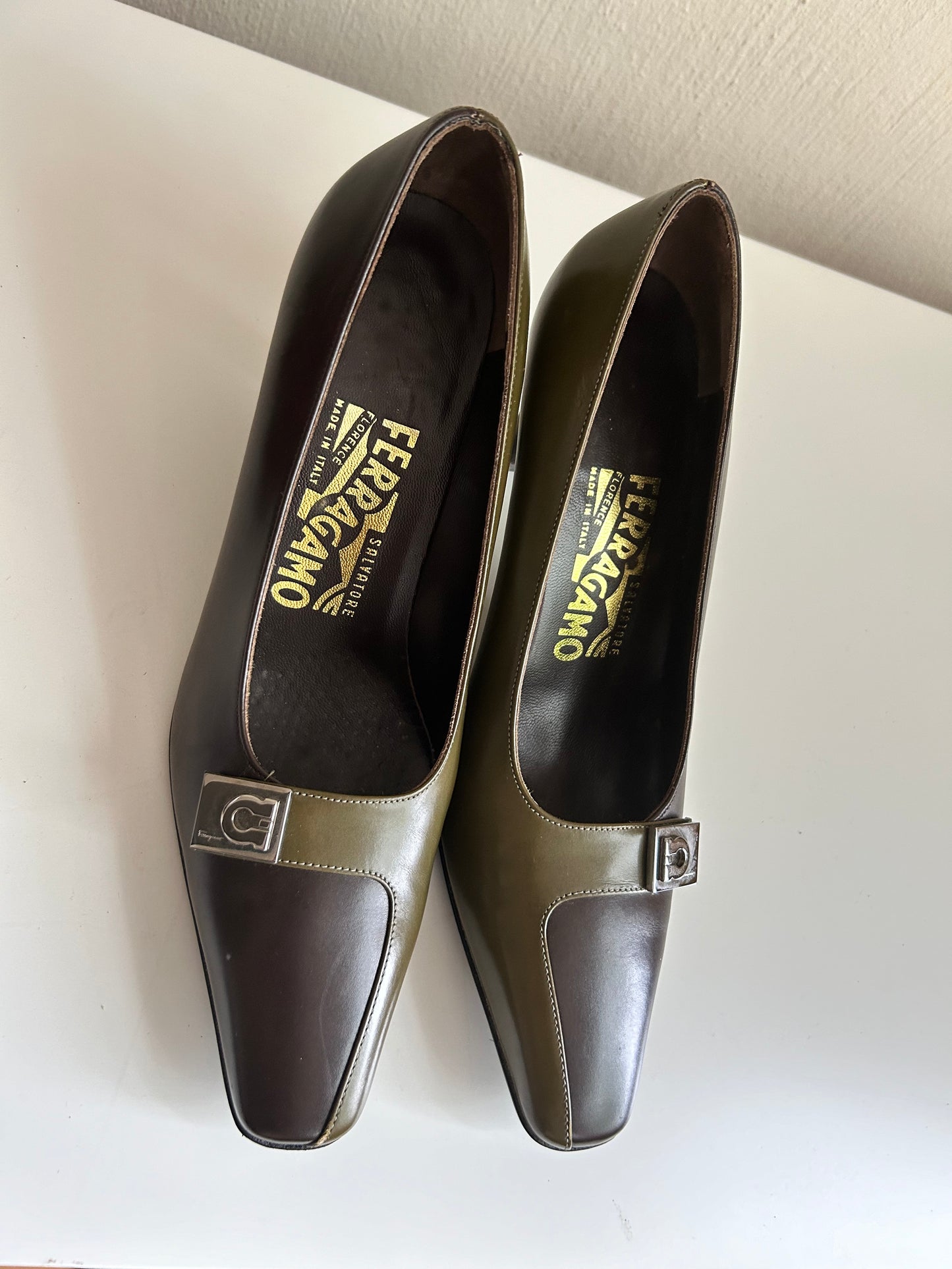 Salvatore Ferragamo low heel pumps