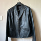 Vintage leather blazer