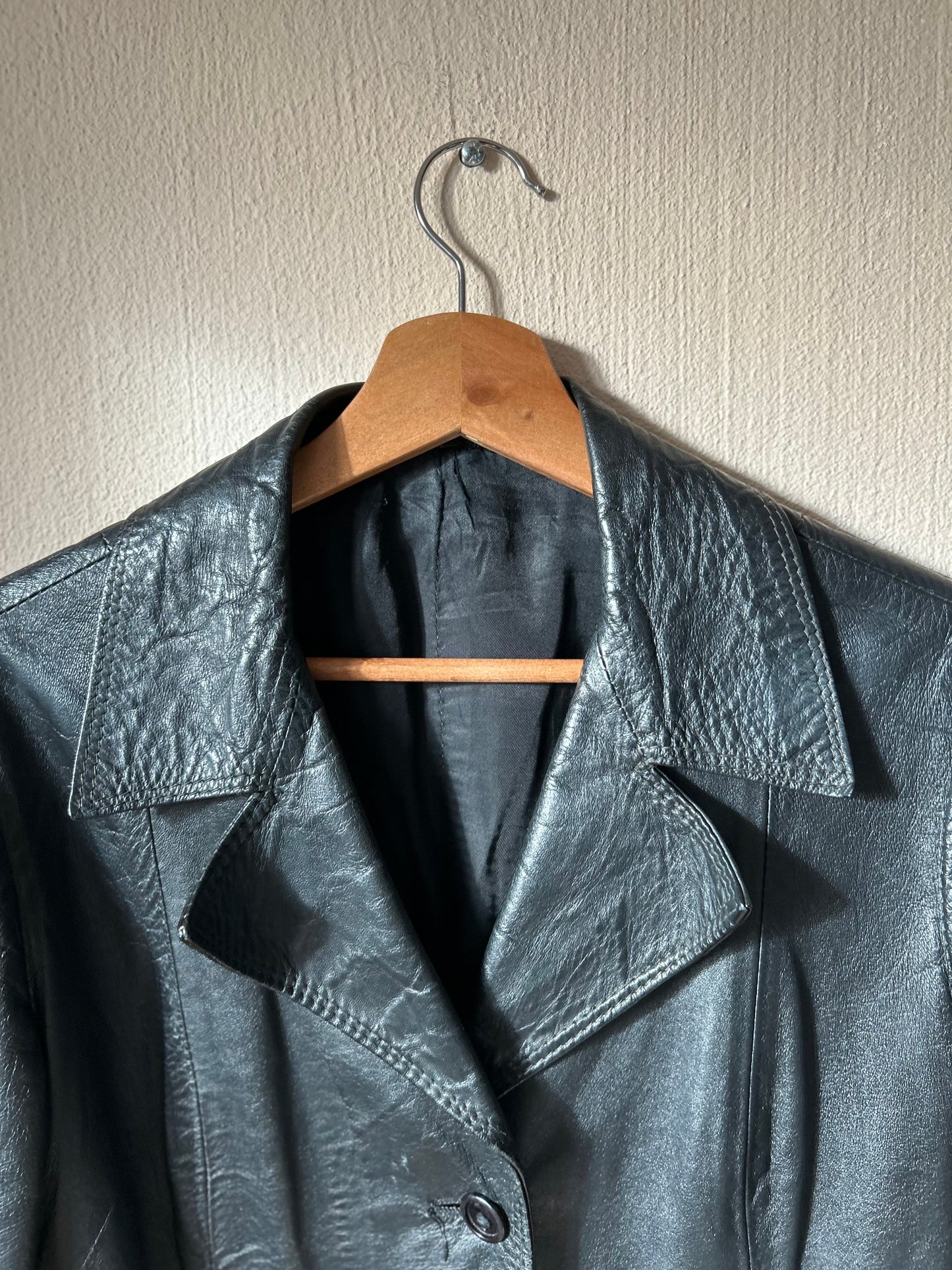 Vintage leather coat