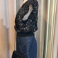 Ann Green full sequin party top