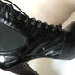 Moschino vernis leather boots 37