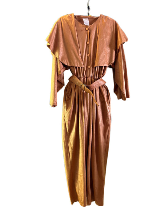 80s Copper Cape Jumpsuit