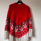 Christmas poncho