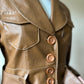 70s vintage belted trench coat