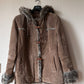 Vintage leather parka