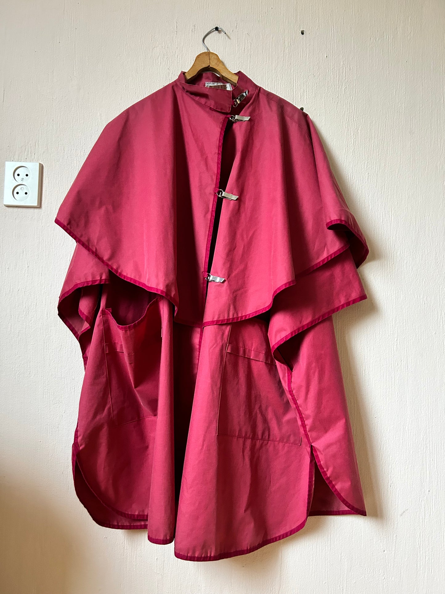 Vintage cape raincoat