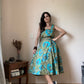 Belted vintage summer dress