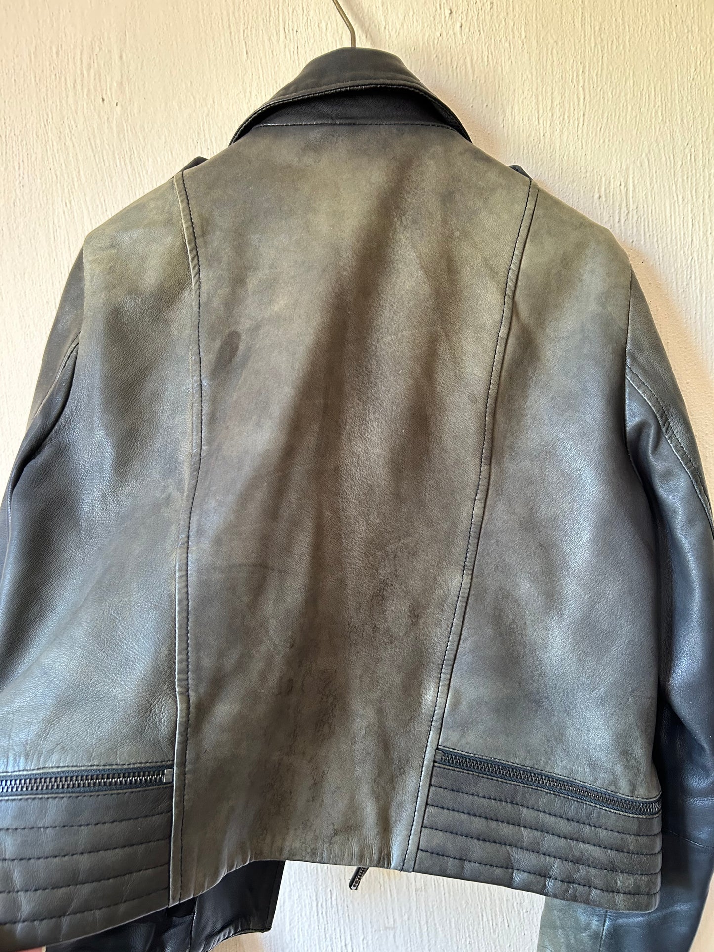 Ted Baker leather biker