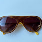 80s retro aviator sunglasses