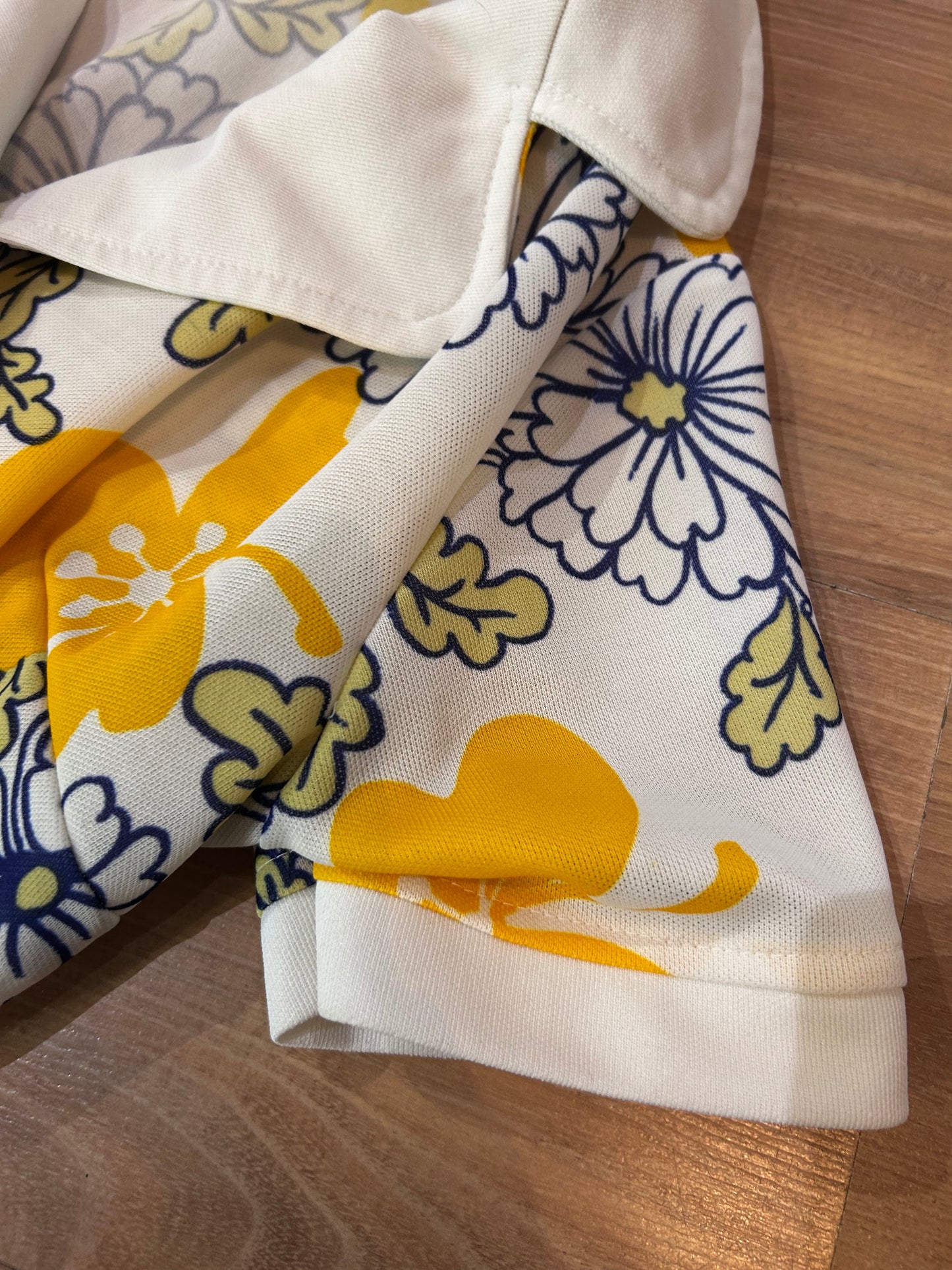 70s floral print dress