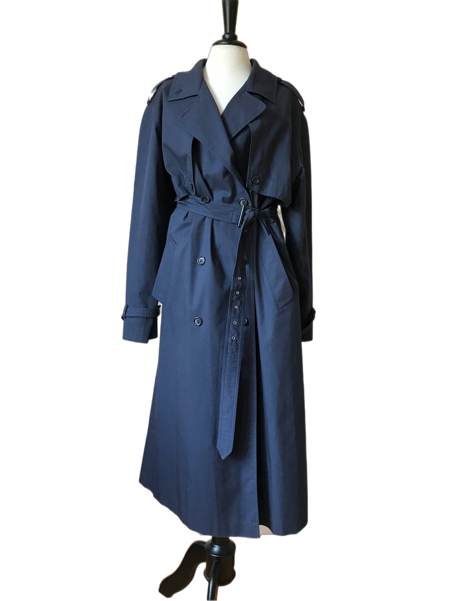 Vintage belted trench coat