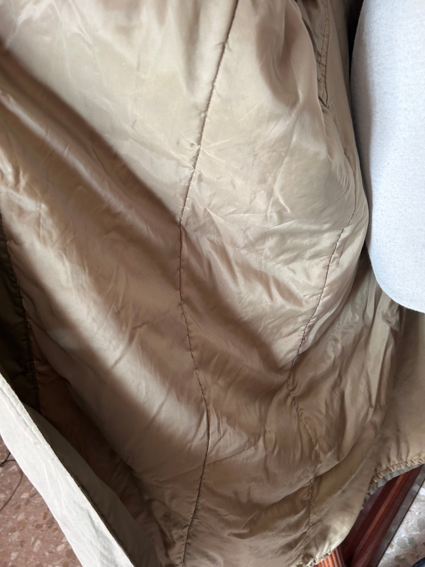 Vintage maxi trench coat