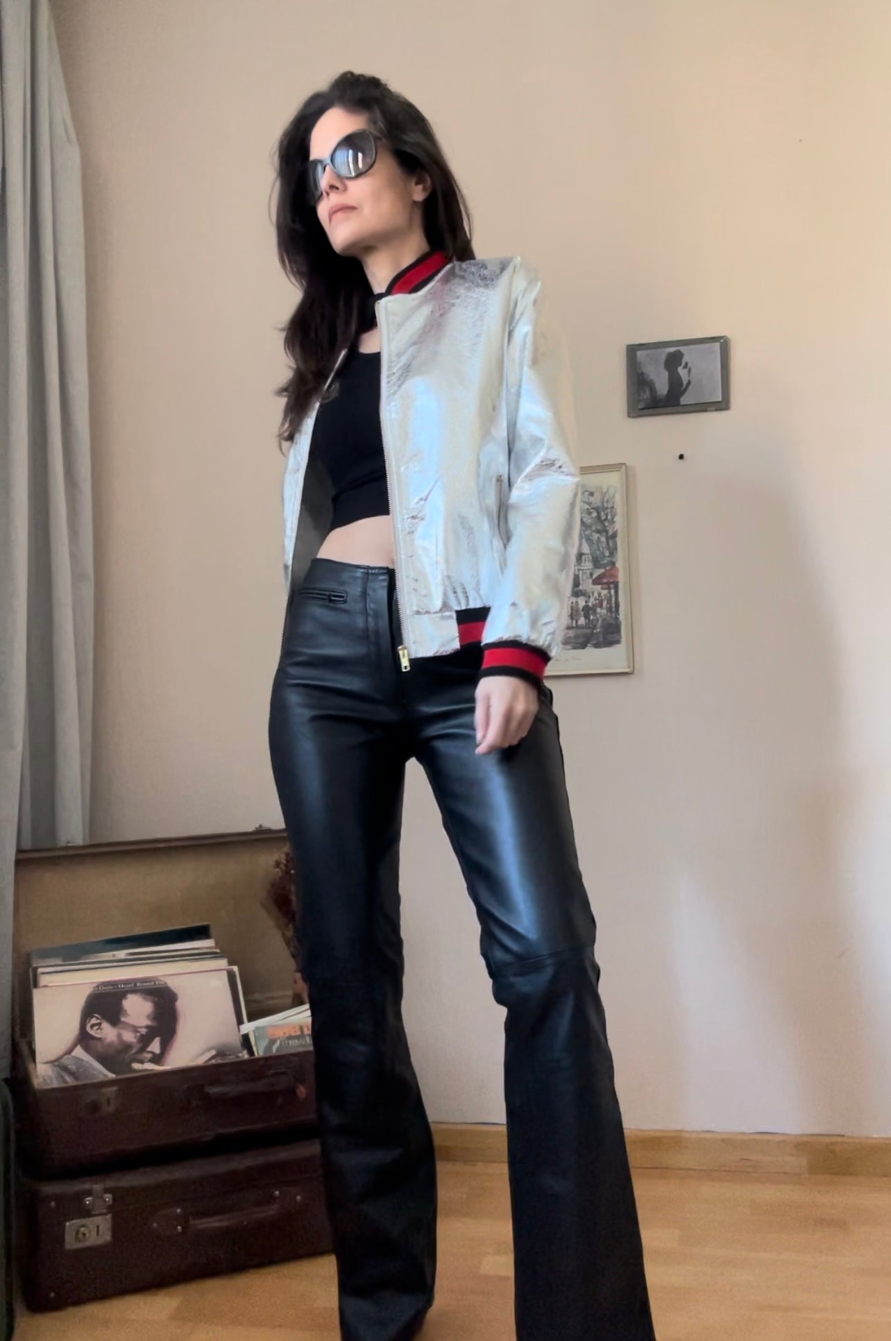 Vintage leather pants