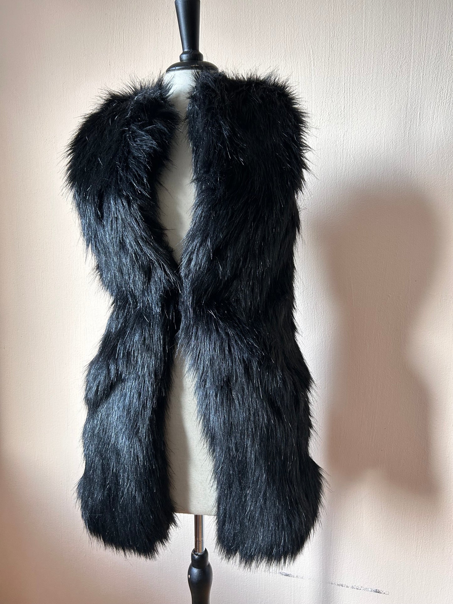 Faux fur vest