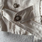 DIESEL Vintage White Belted Safari Canvas Jacket