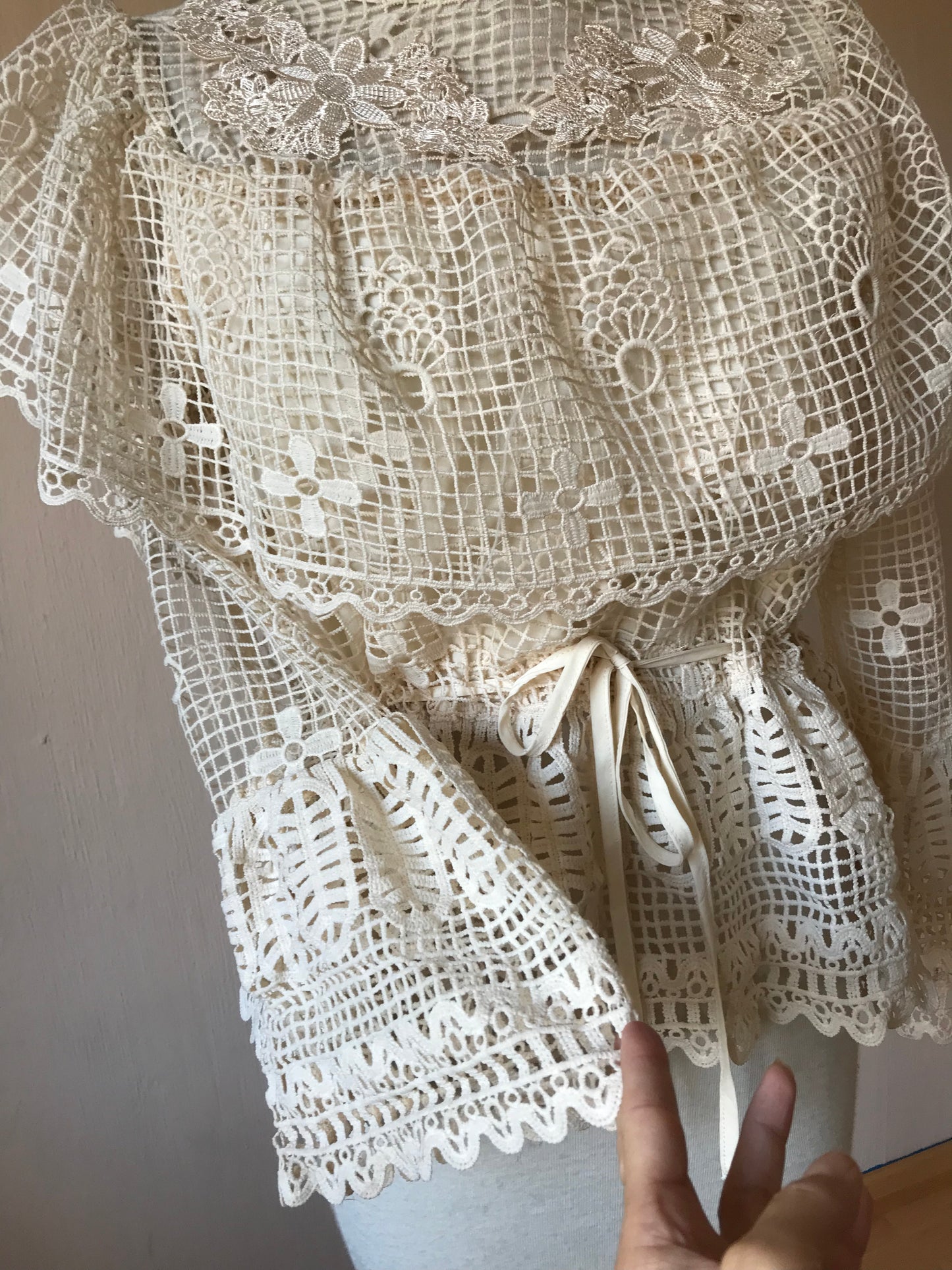 Vintage crochet blouse