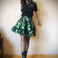 Vintage pleated mini skirt