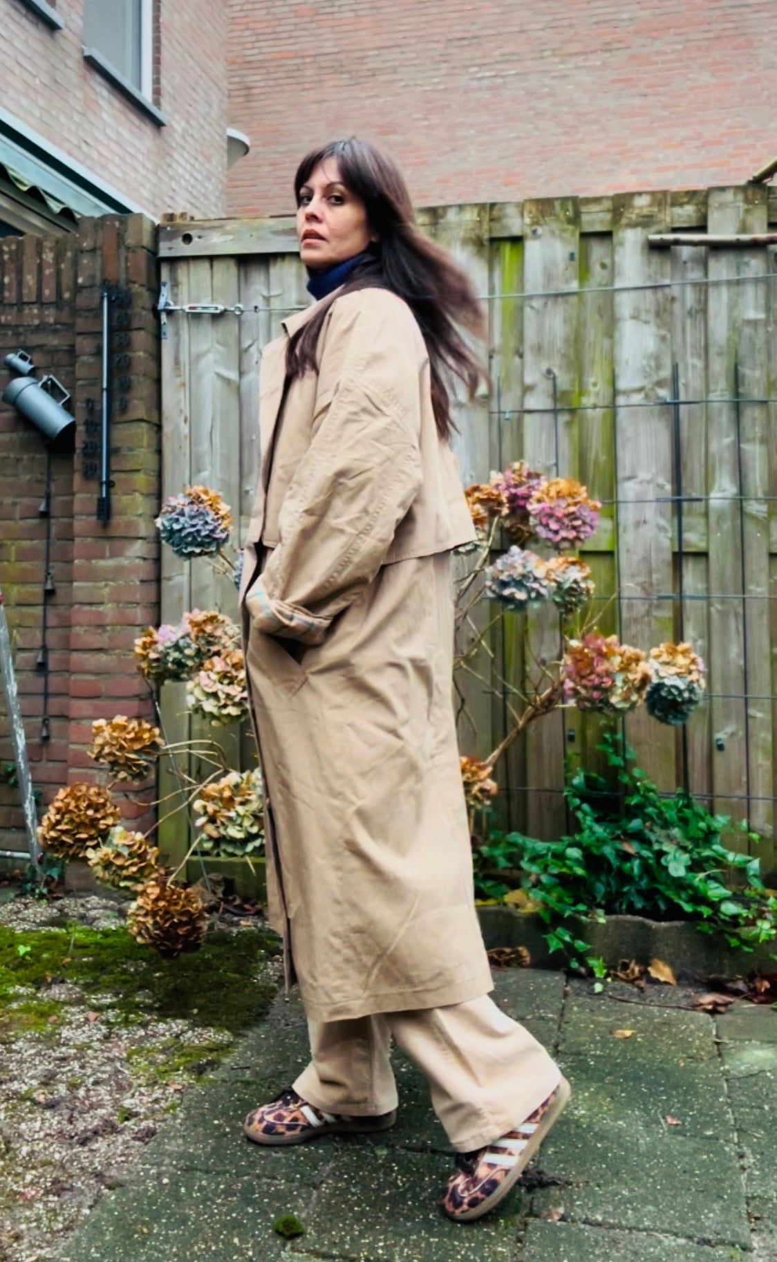 90s Vintage trench-coat