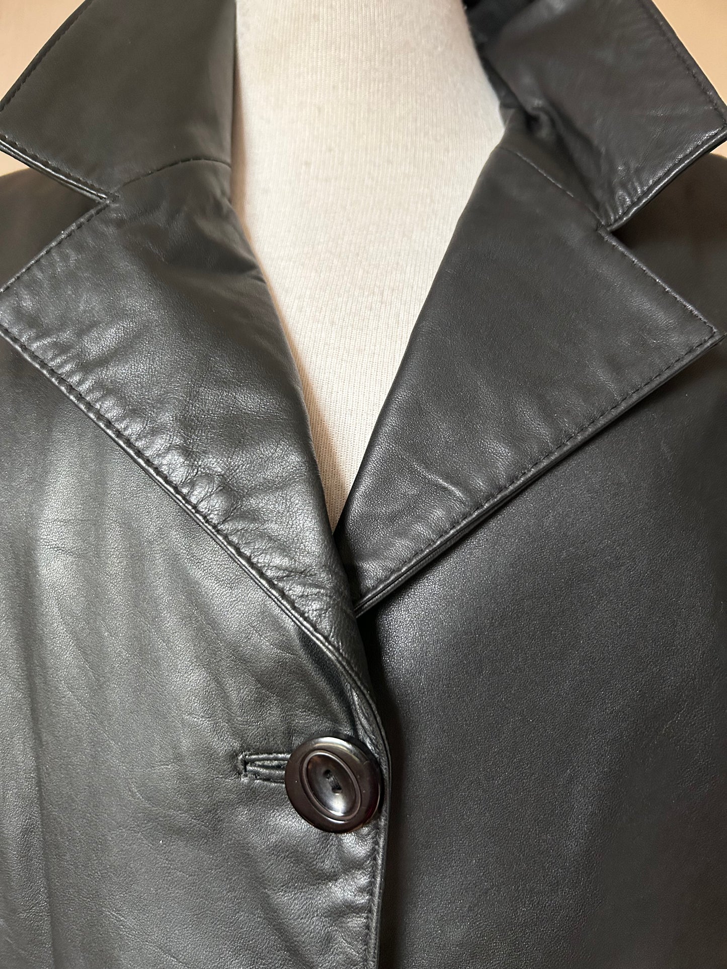 Vintage leather coat