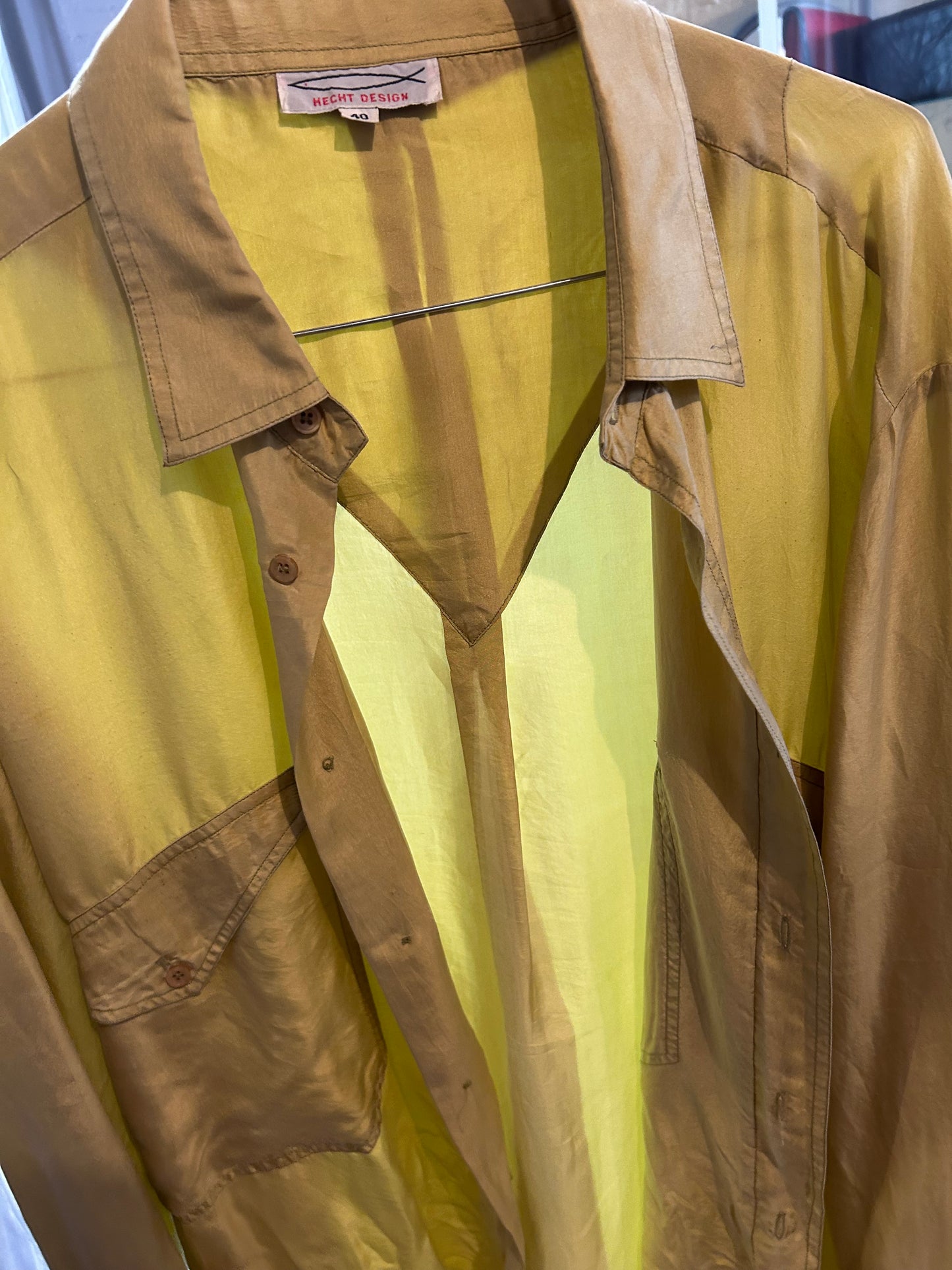 Vintage Silk Shirt L/XL