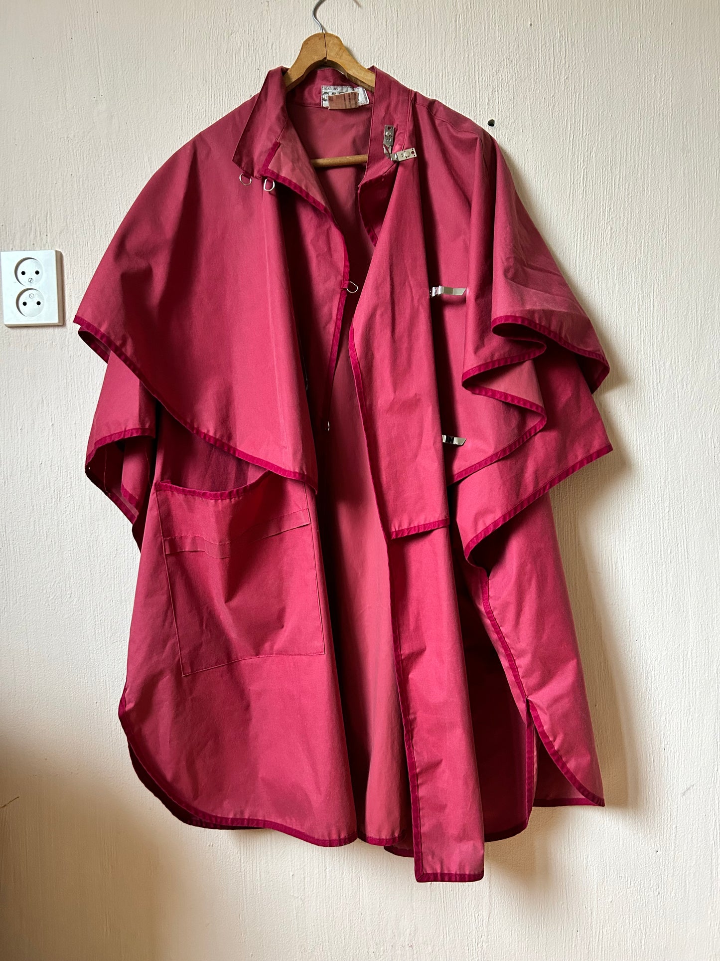 Vintage cape raincoat