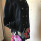 Rossella Carrara 100% Wool Embroidered Double-Breasted Coat