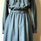 Belted wool dress