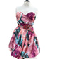 Strapless ballon party dress