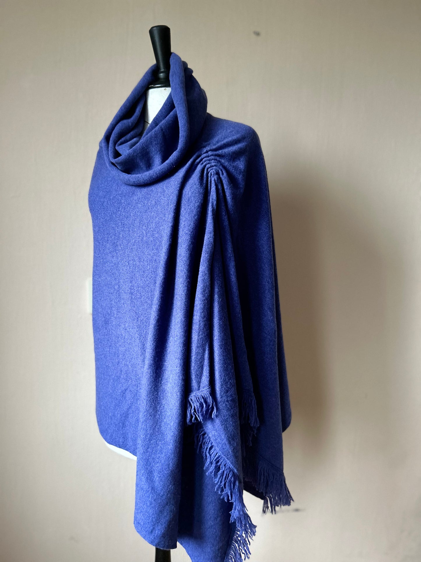 Cashmere poncho