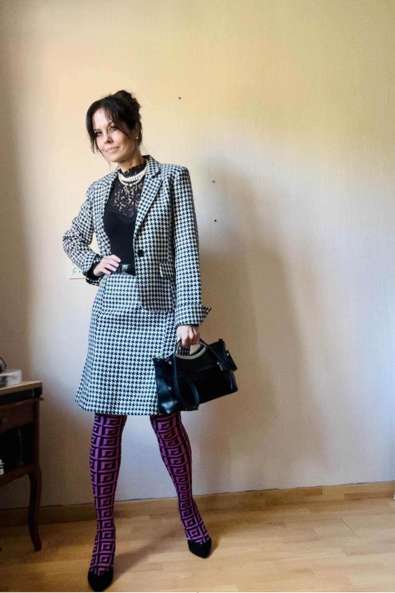 Houndstooth tailleur