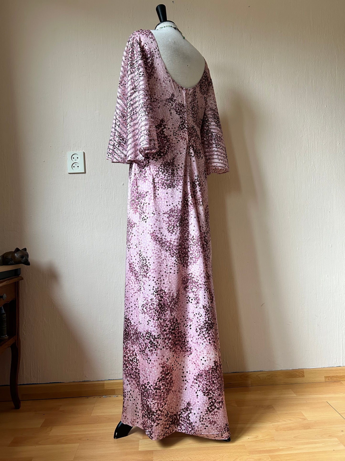 Butterfly sleeve maxi dress