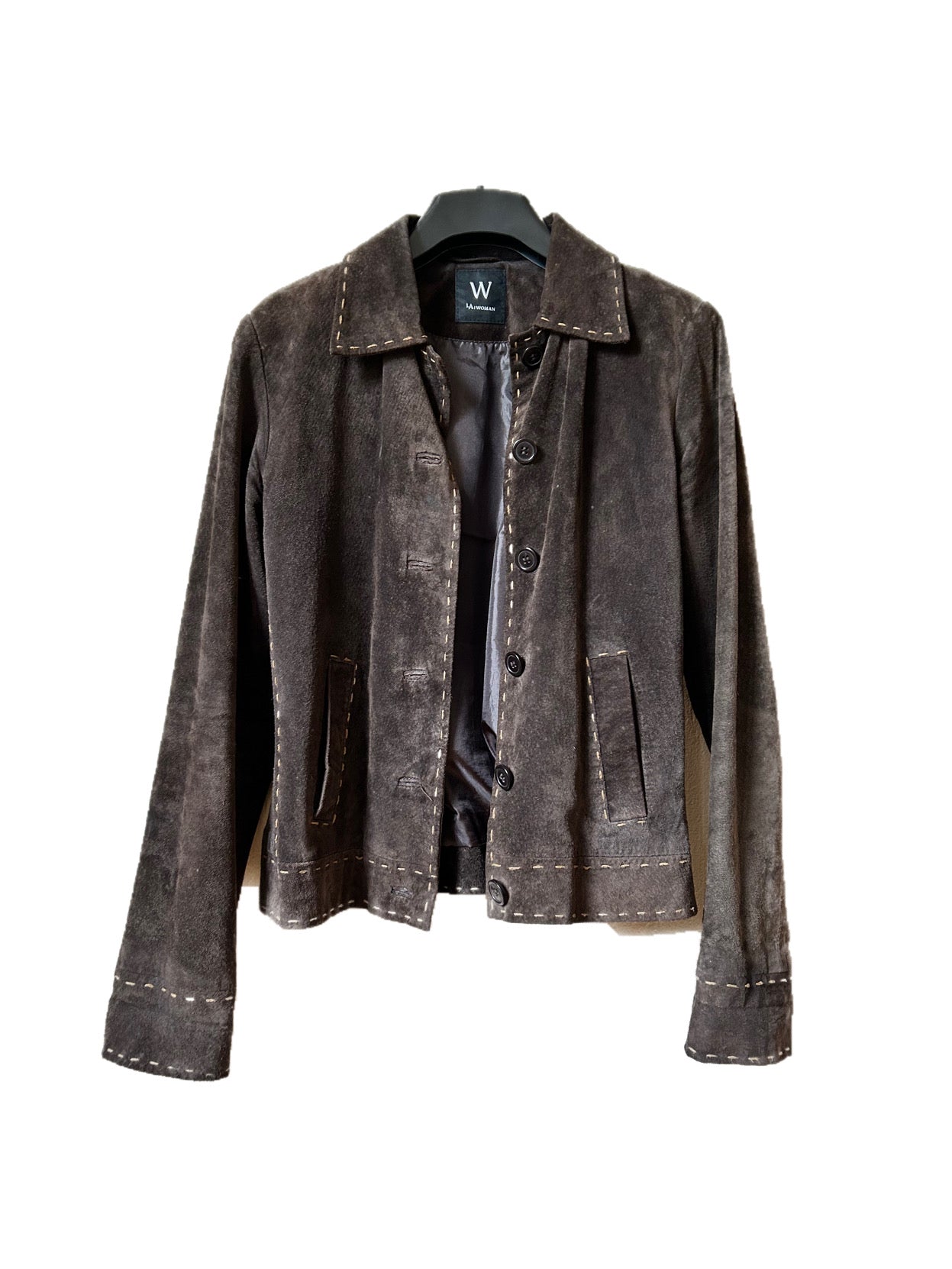 Vintage brown suede jacket