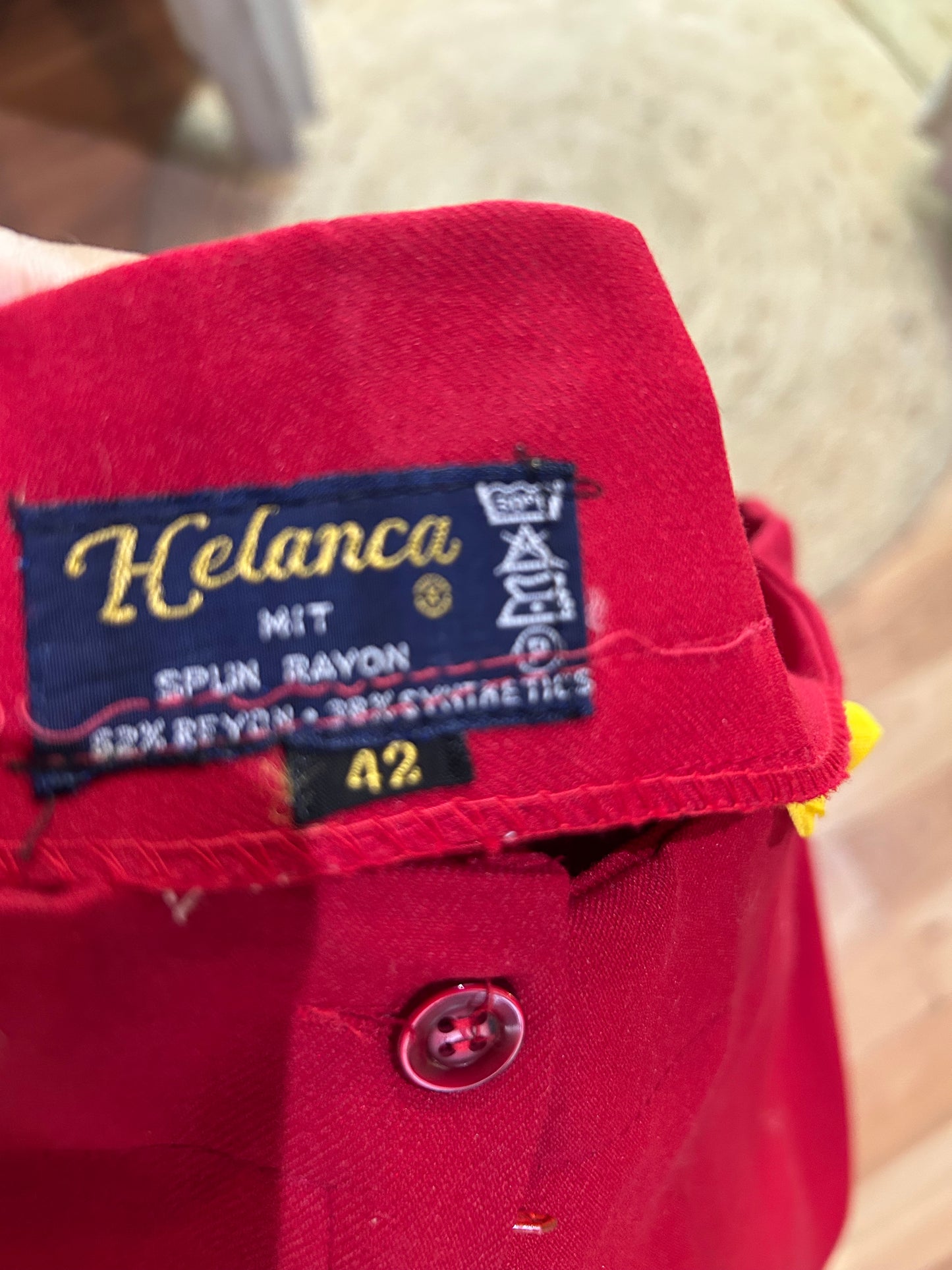 70s vintage flared trousers 42