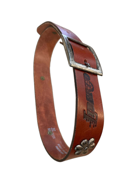 Vintage leather belt S