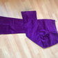 Purple velvet pants (L)