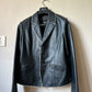 Vintage leather blazer